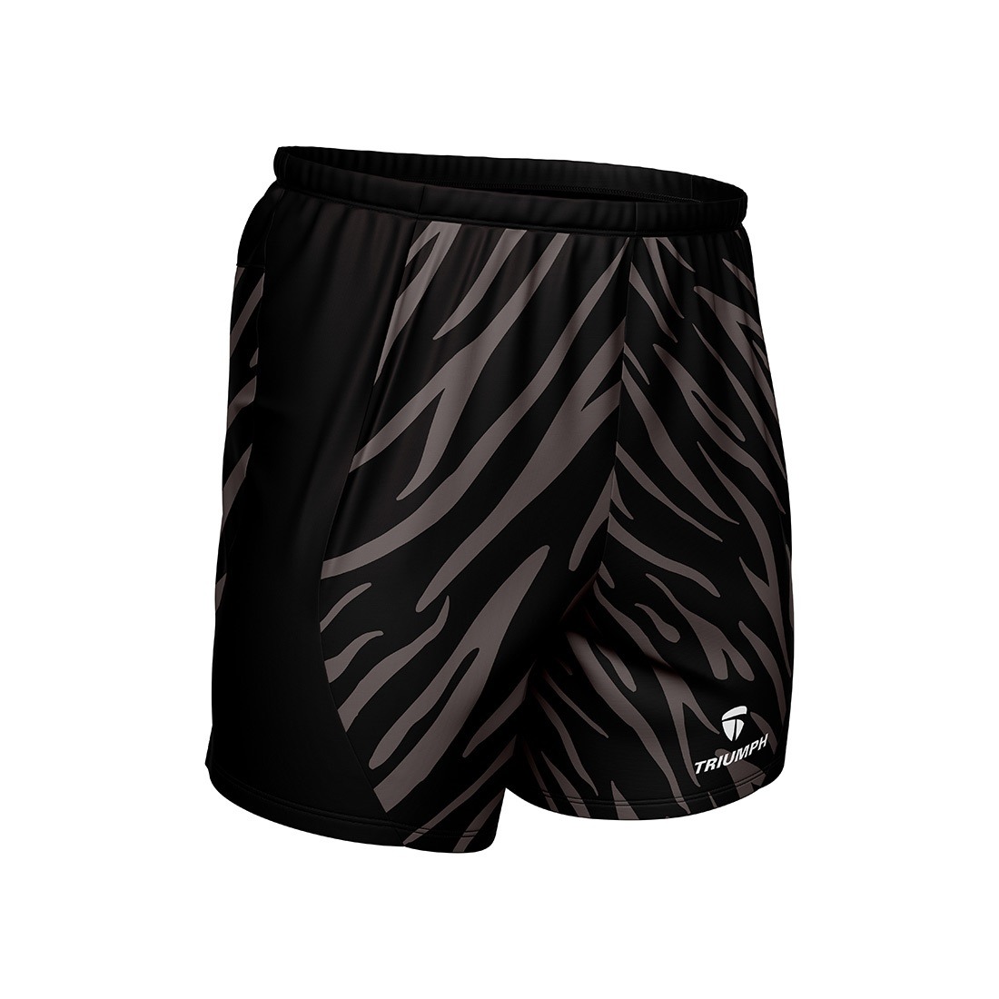 Men’s Exercise Shorts Quick Dry Athletic Workout Gym Shorts with Zipper Pockets Black Color