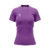 Quick Dry Workout Tennis T Shirts Tops for Women | Custom Sportswear Purple Color