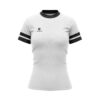 Tennis Practice T Shirts Tops for Women | Custom Tennis Wear White & Black Color