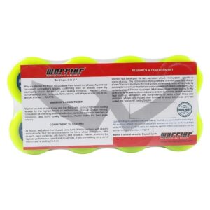 Warrior Helios Fluorescent Yellow Quad Skate Wheels