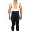 Men Cycling Bib Pants Padded Road Cycling Tights Black