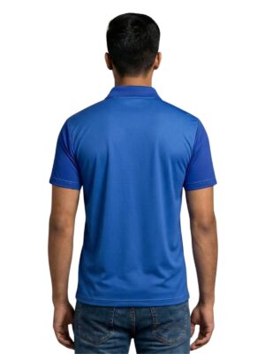 Republic Day I Love My India White Polyester Polo Neck Unisex Mens Half Sleeve T-Shirt Dress