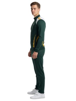 Men’s Workout Tracksuit | Sports Training Running Jogging Jacket & Pant | Gym Exercise Activewear Suit