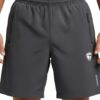 Running Shorts for Men Dark Grey Color – Quick Dry Sports Shorts for Gym | Jogging & Workout with Elastic Waist & Side Pockets with Zipper